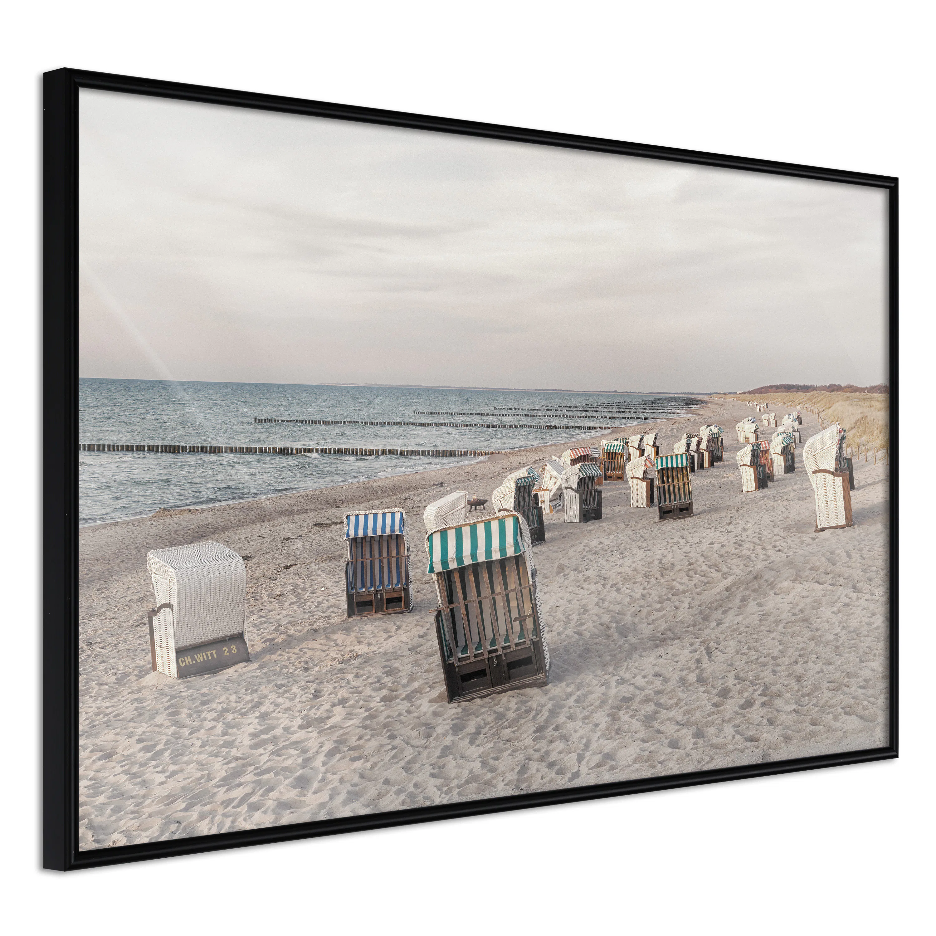 Poster Artgeist Affisch Beach Booth