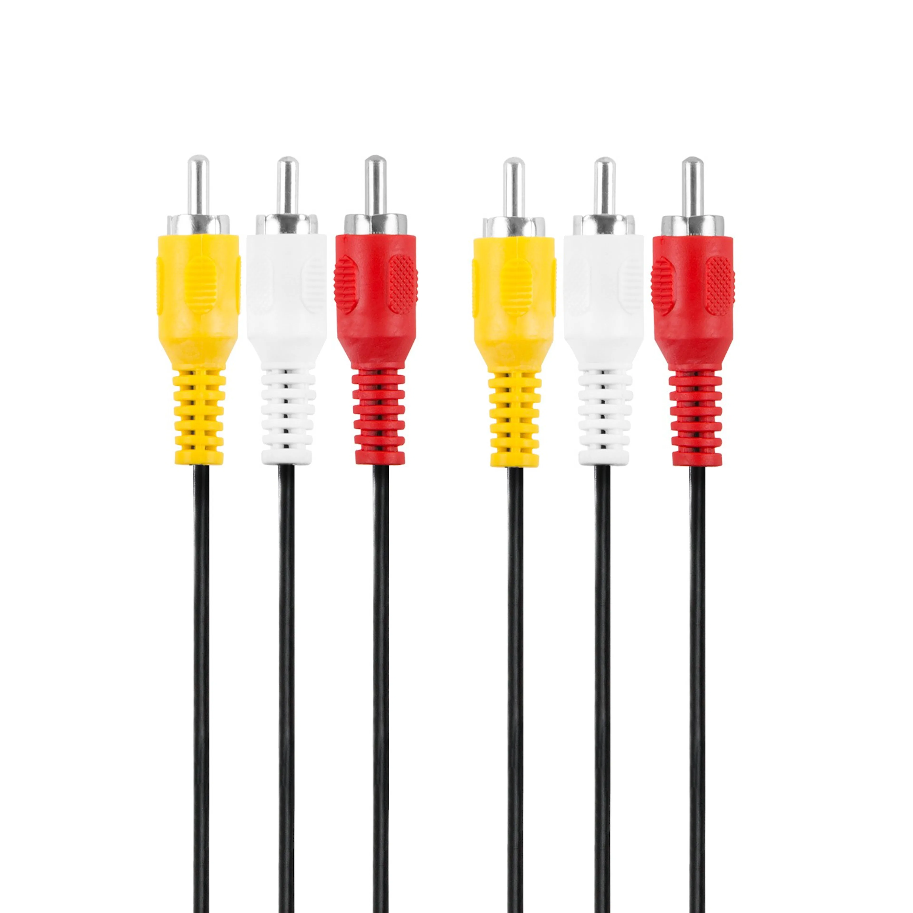 Ljudkabel Champion 3 RCA - 3 RCA Hane-Hane 1.5m