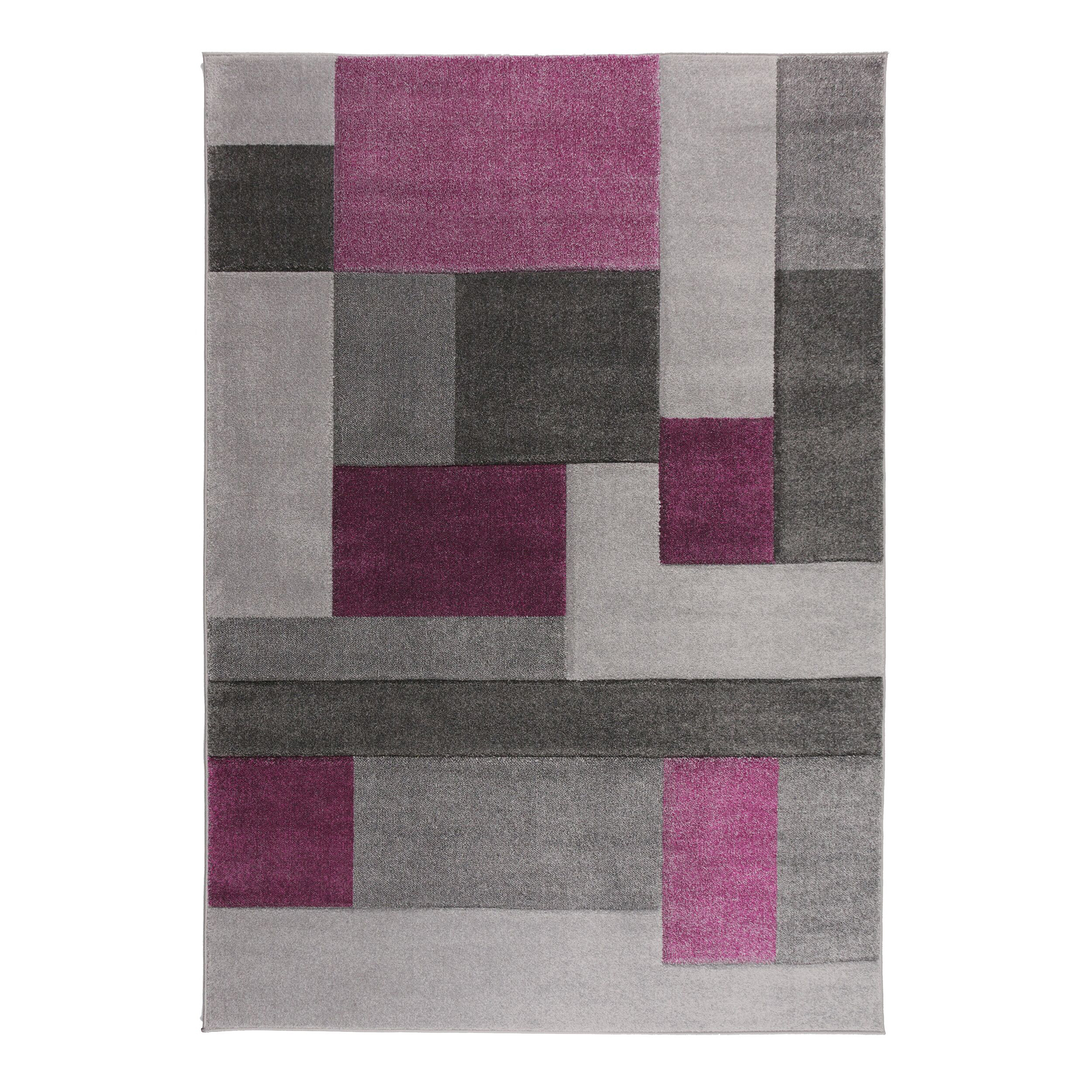 Friezematta Flair Rugs Cosmos Lila/Grå