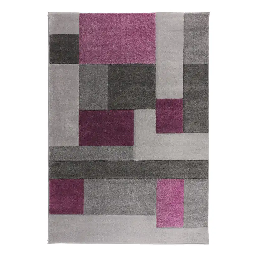 Friezematta Flair Rugs Cosmos Lila/Grå