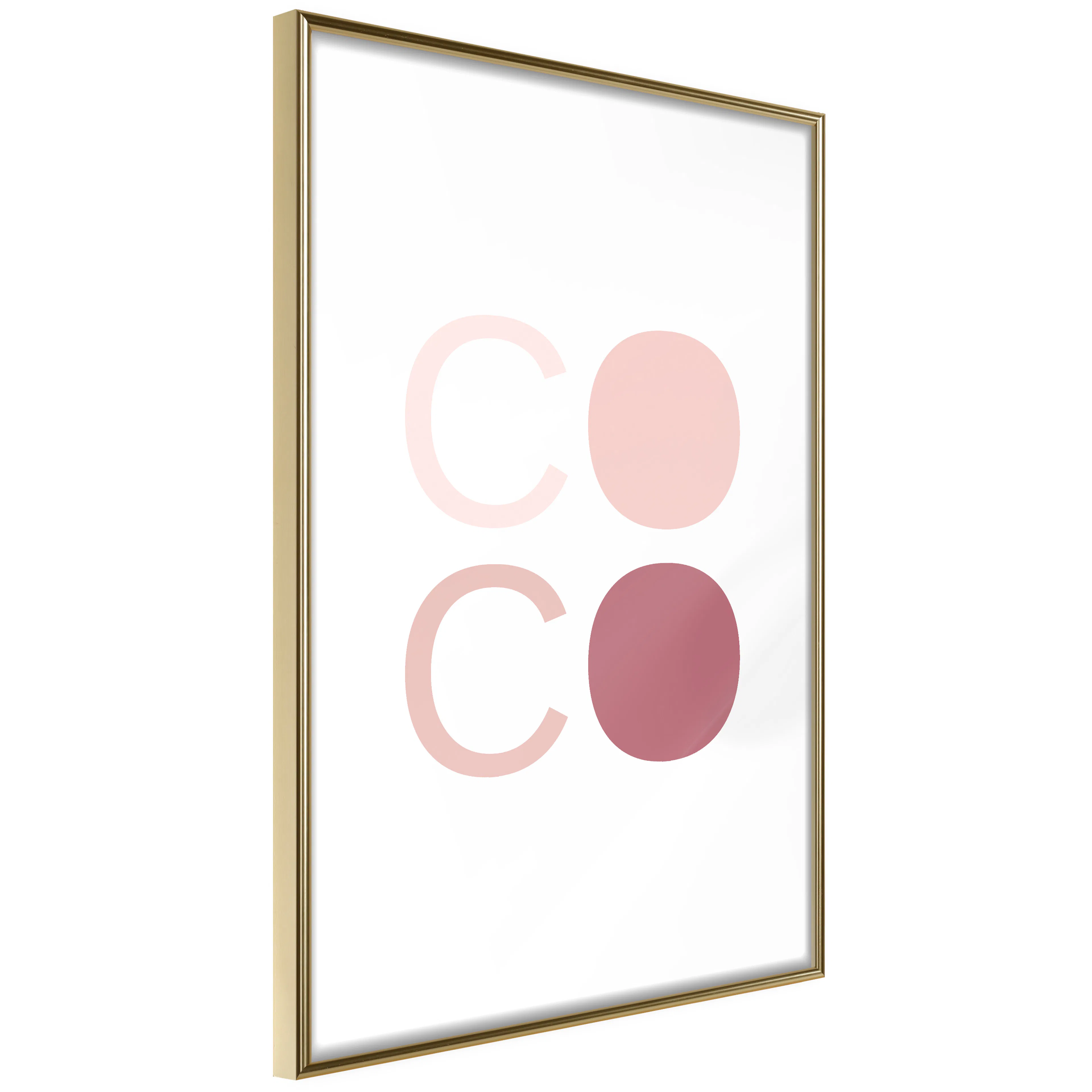 Poster Artgeist Affisch Pink Coco