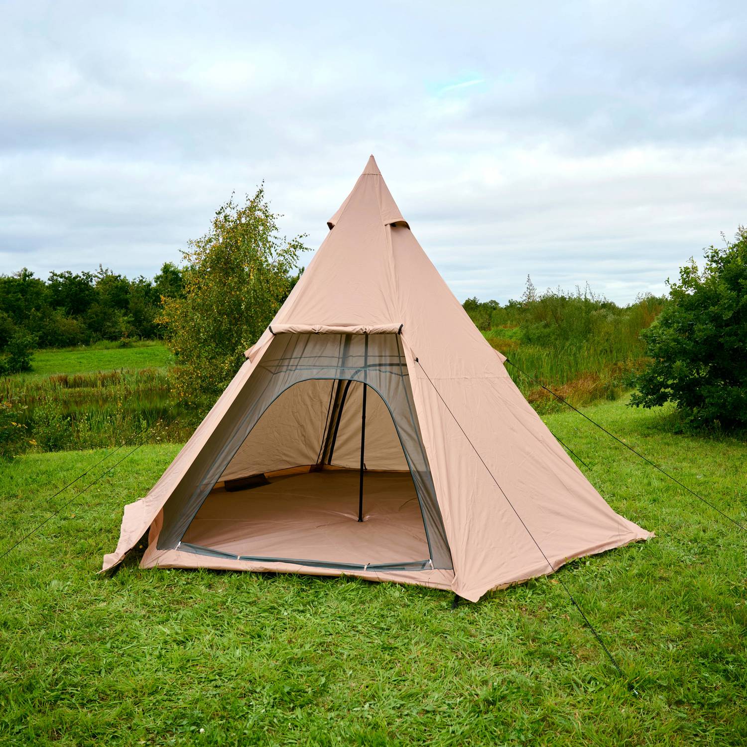 Glampingtält Comfort Graden Outfit Tipi