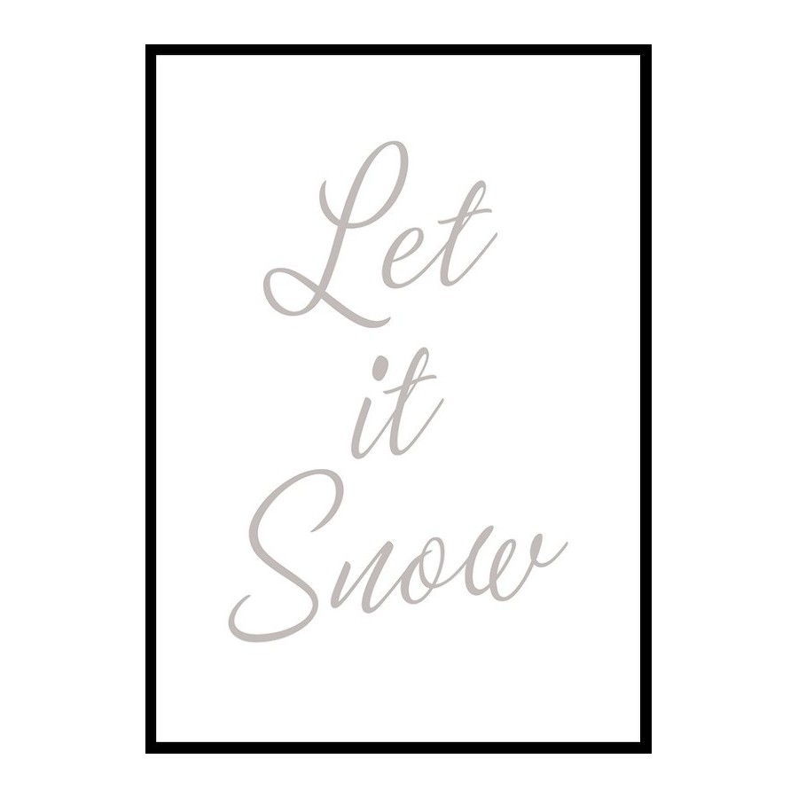 Poster Gallerix Let It Snow