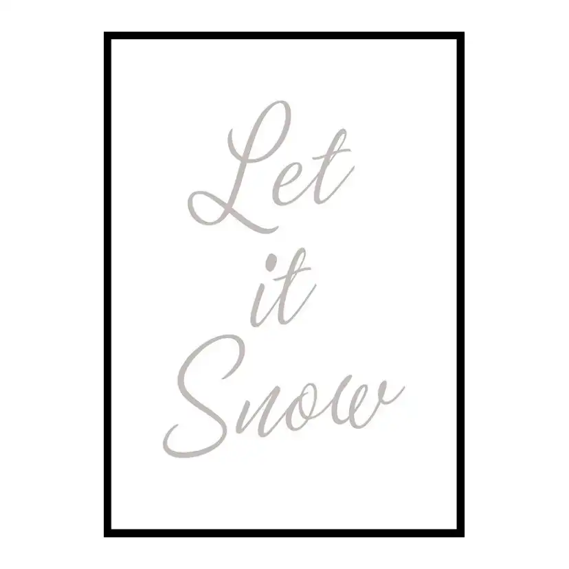 Poster Gallerix Let It Snow