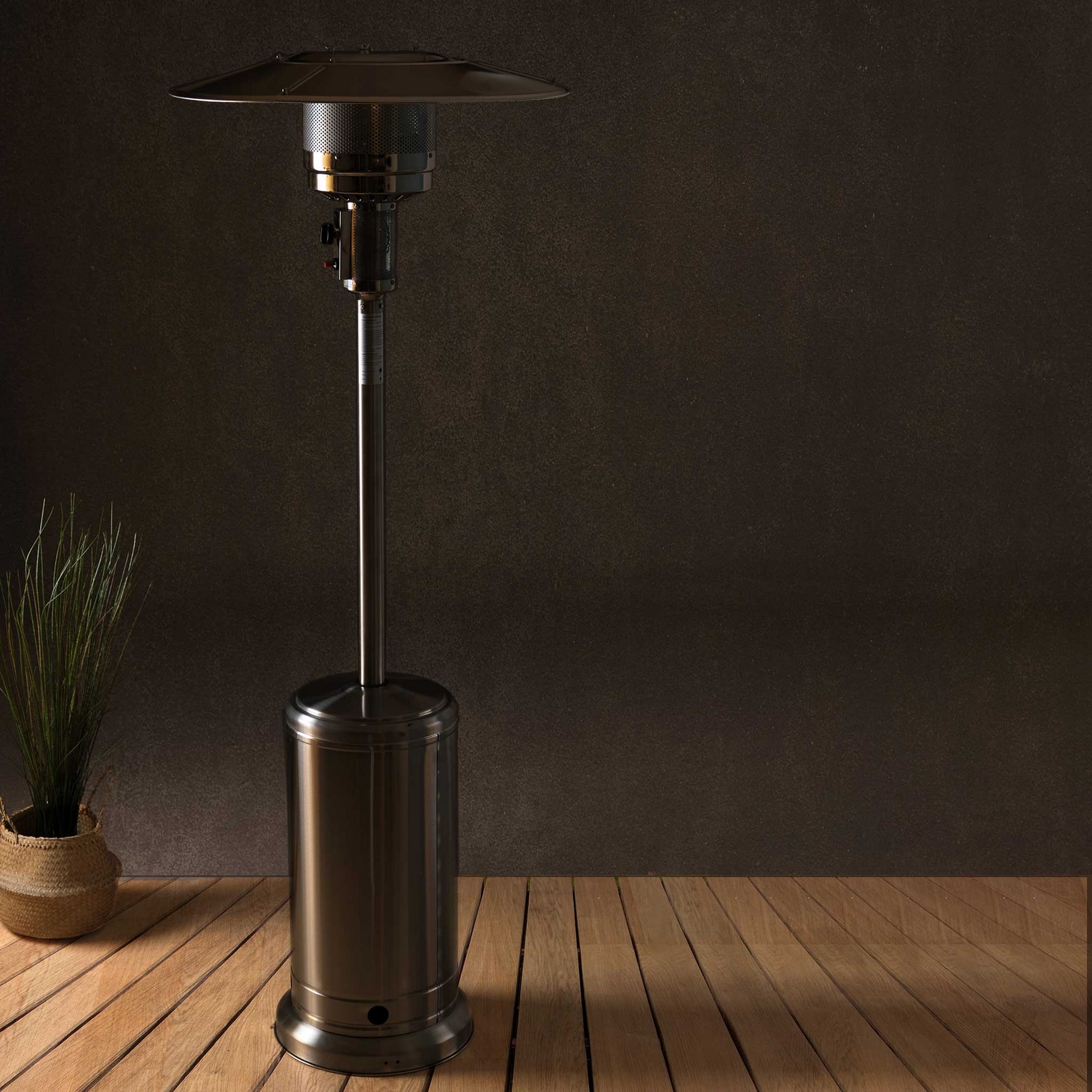 Terrassvärmare Fornorth Stand Patio 13kW Gasdriven