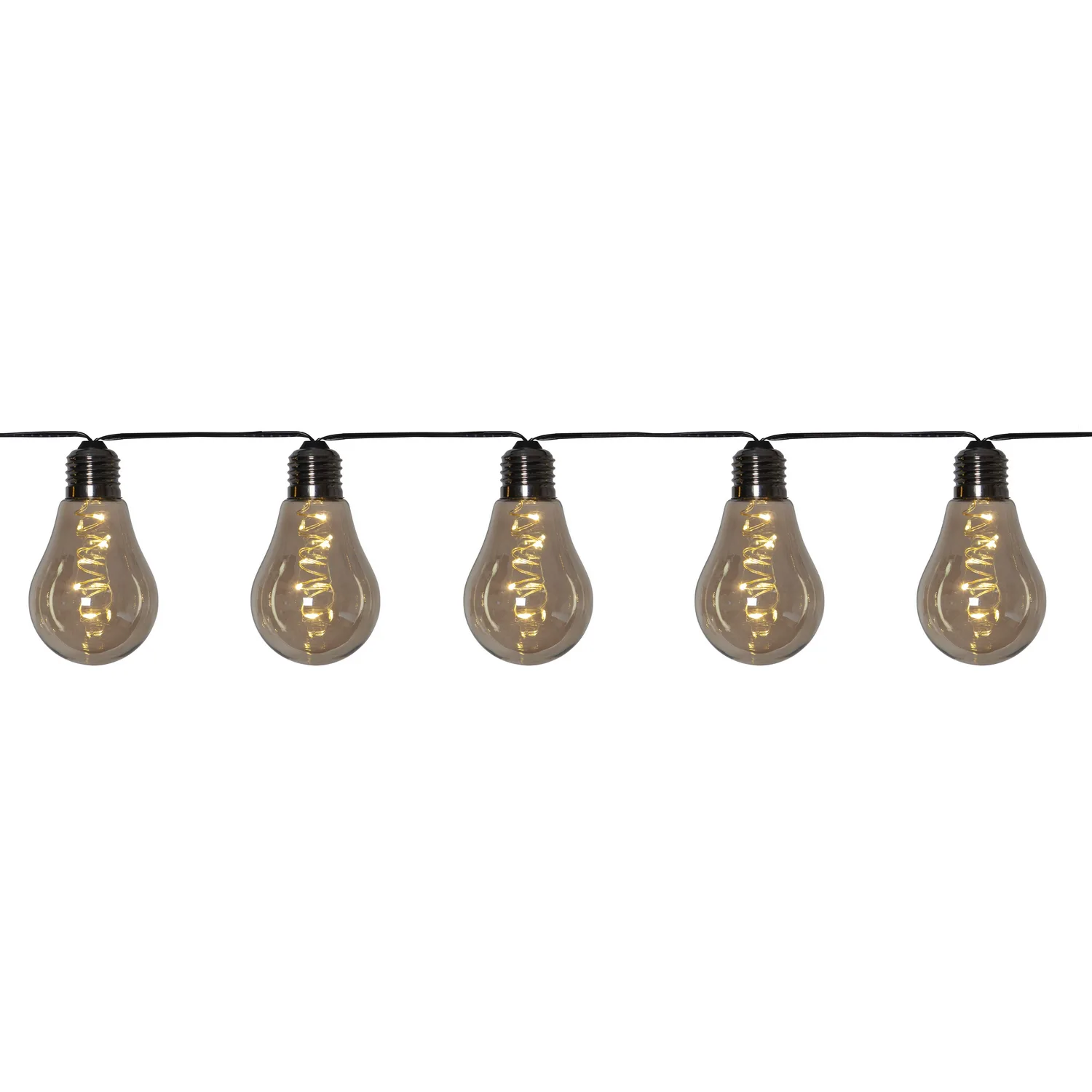 Party light Glow, LV, smoke glass, 10x5L dewdrop Grå