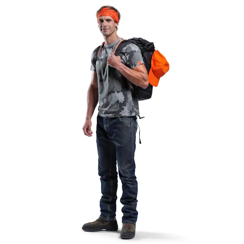 T-shirt Husqvarna Xplorer Skogsmönstrad Kamouflage