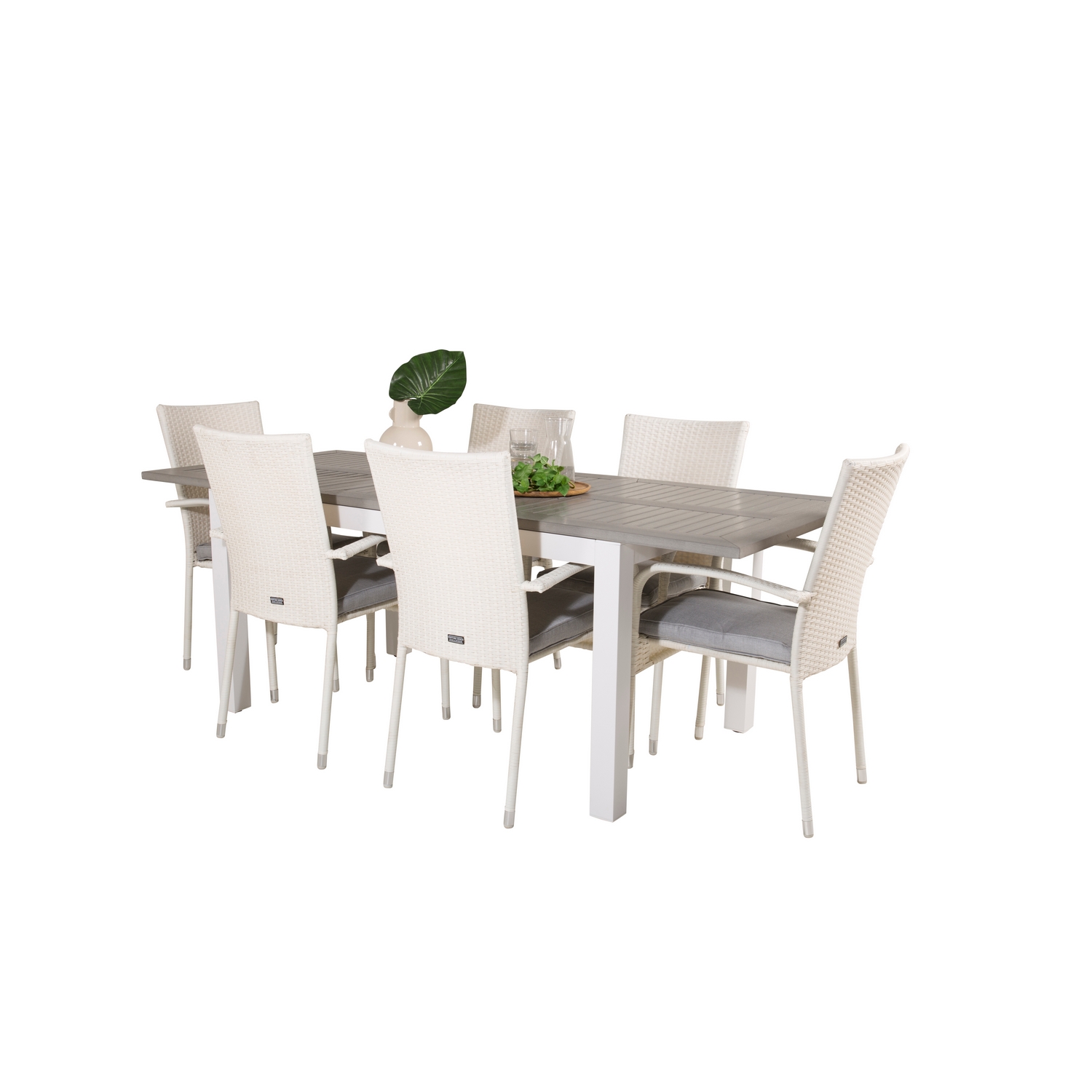 Matgrupp Venture Home Aleyna 152/210 med 6 Asta Stolar