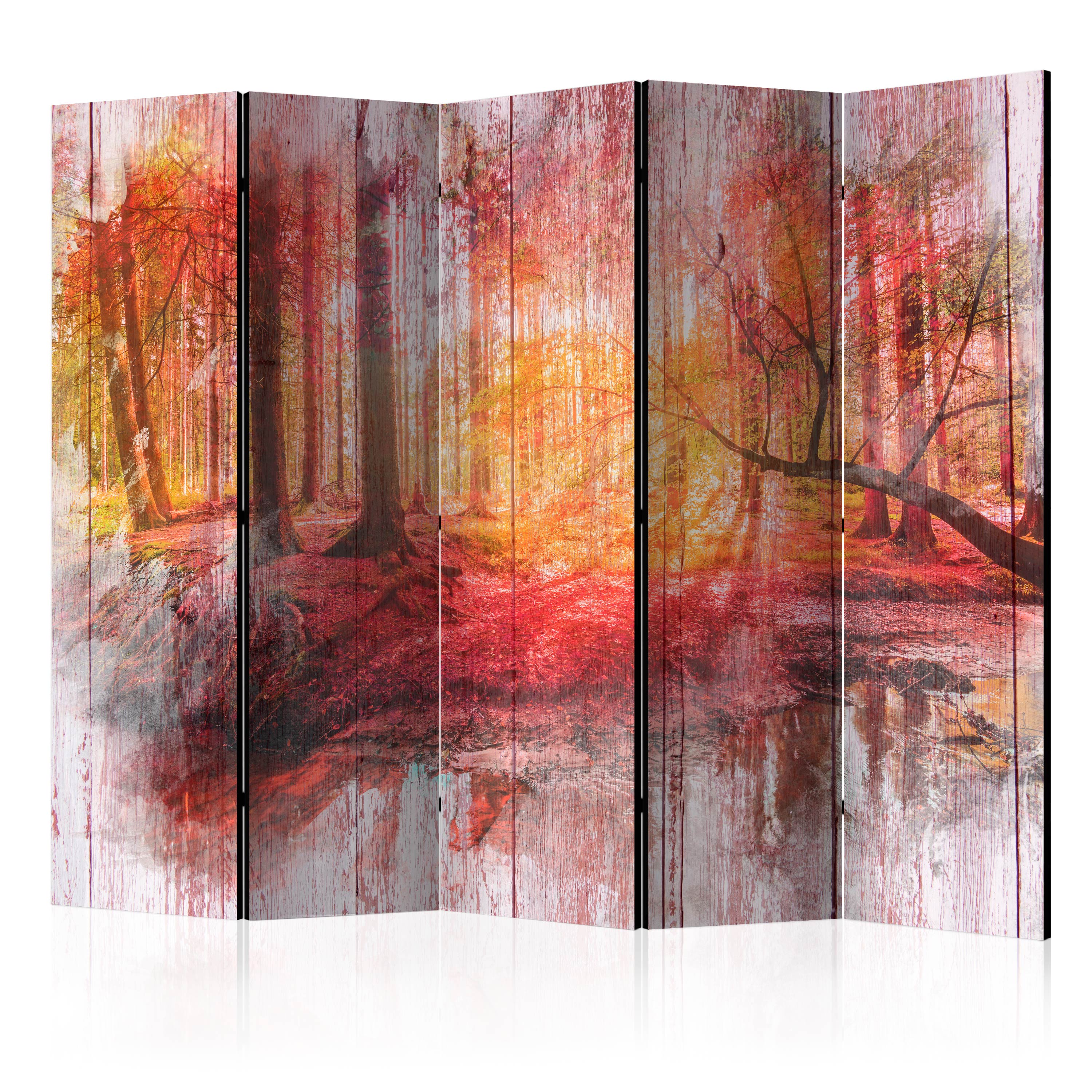 Rumsavdelare Skärmvägg Arkiio Autumnal Forest II 225x172 cm