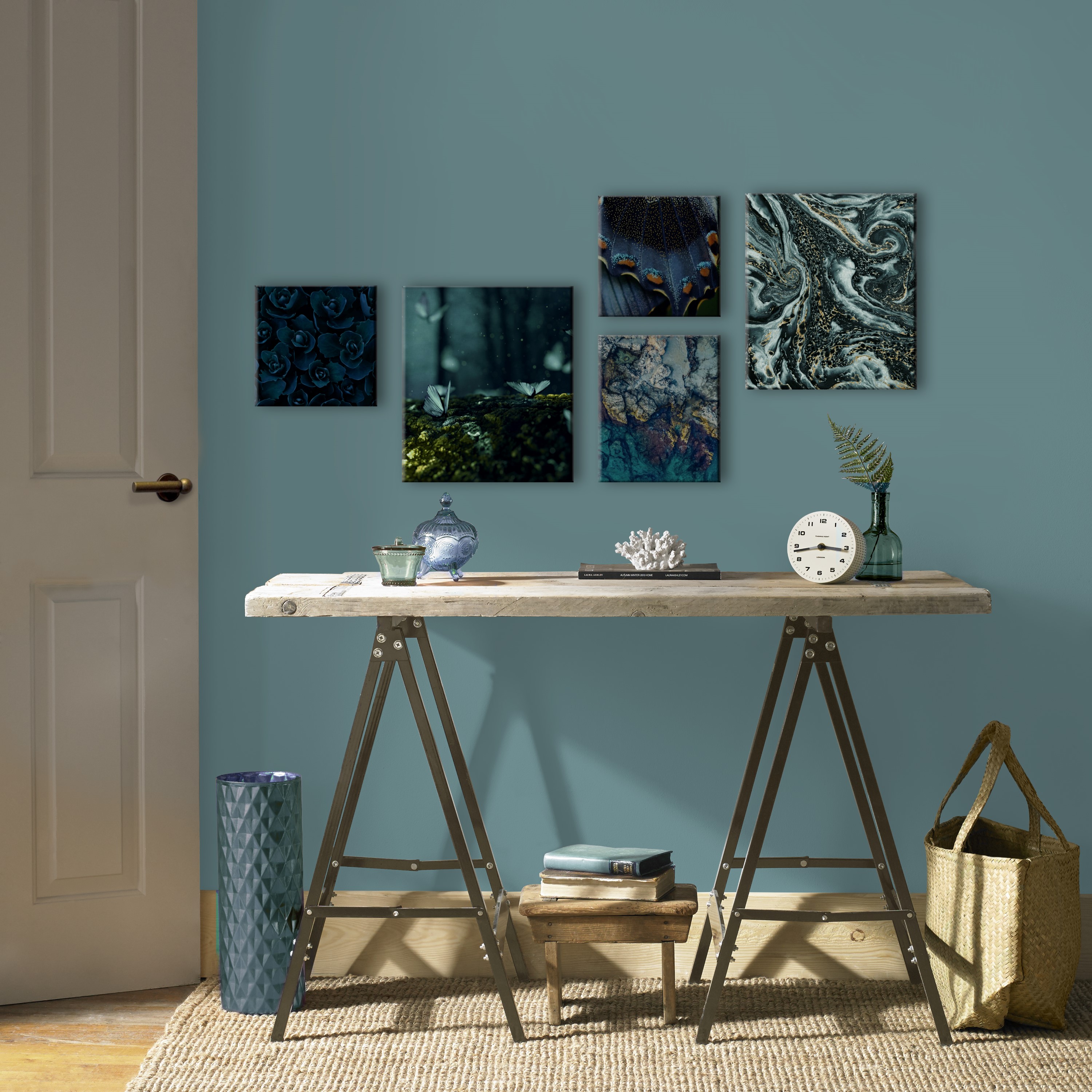 Canvastavla Art For The Home Set av 5 Classic Chique Mystisk 80x60cm