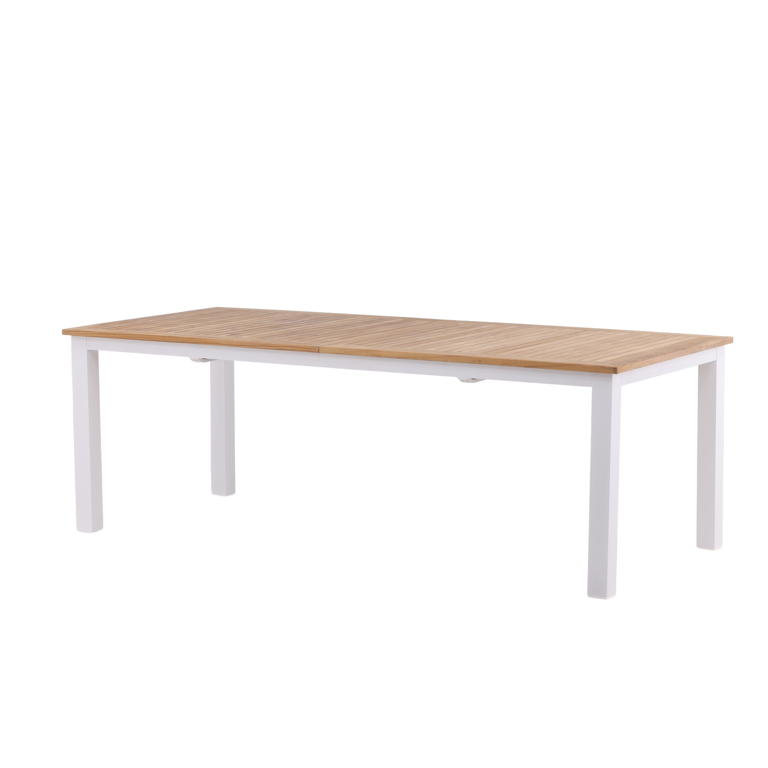 Panama - Table - 224/324*100 - Vit Alu/Teak Vit/Teak