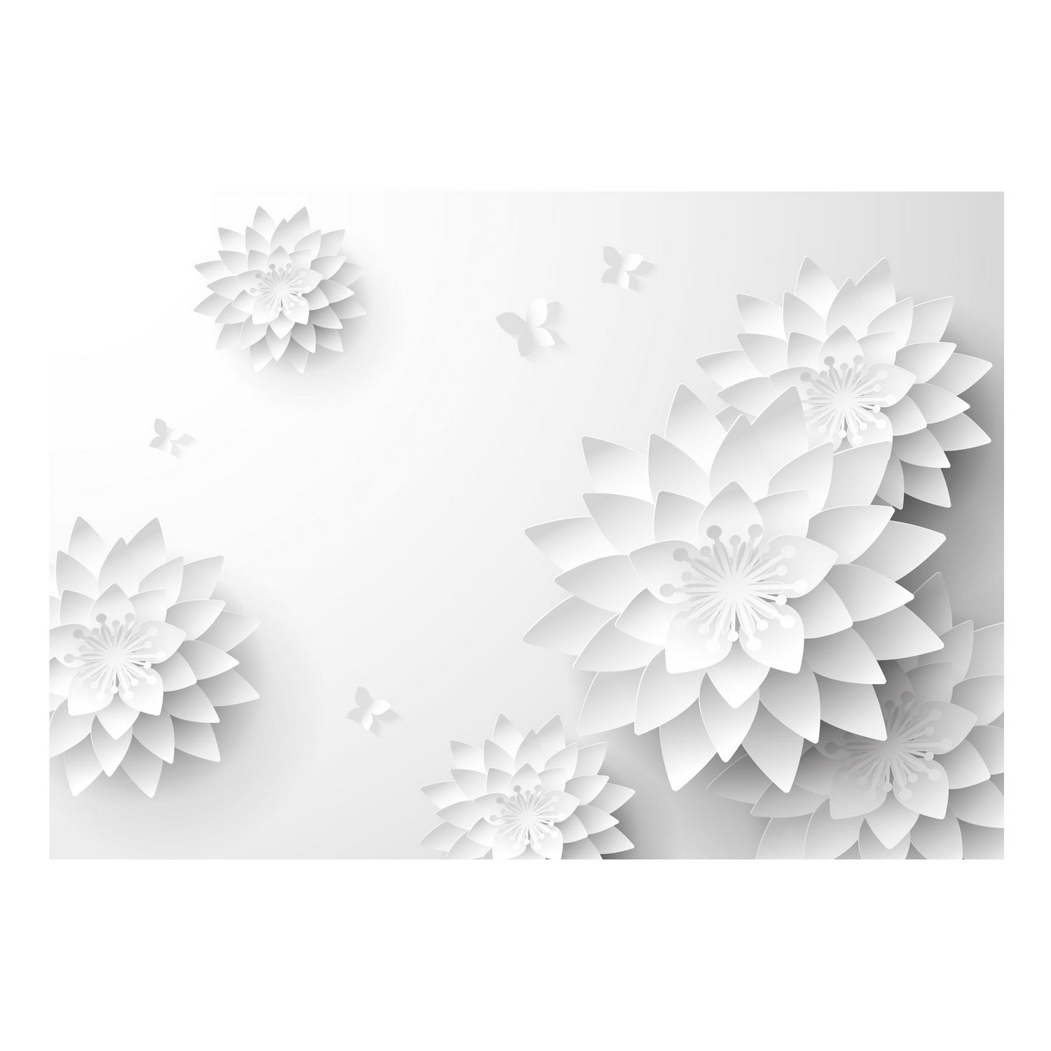 Fototapet Arkiio Självhäftande Oriental Flowers