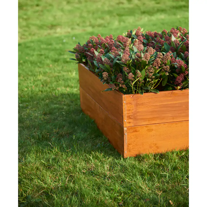 Odlingskrage Grouw Rostig 120X80X19 cm