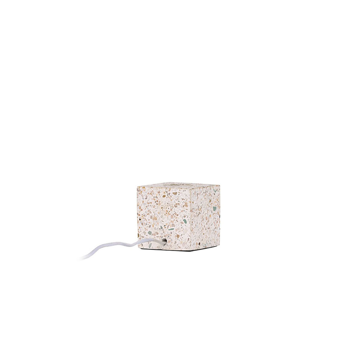 Rilche Table Lamp - Grey / Clear Glass Grå
