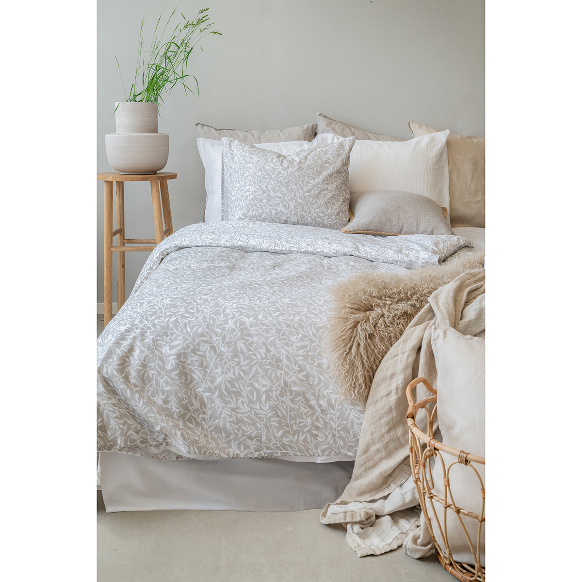 Påslakanset Borganäs of Sweden Garden Enkelsäng