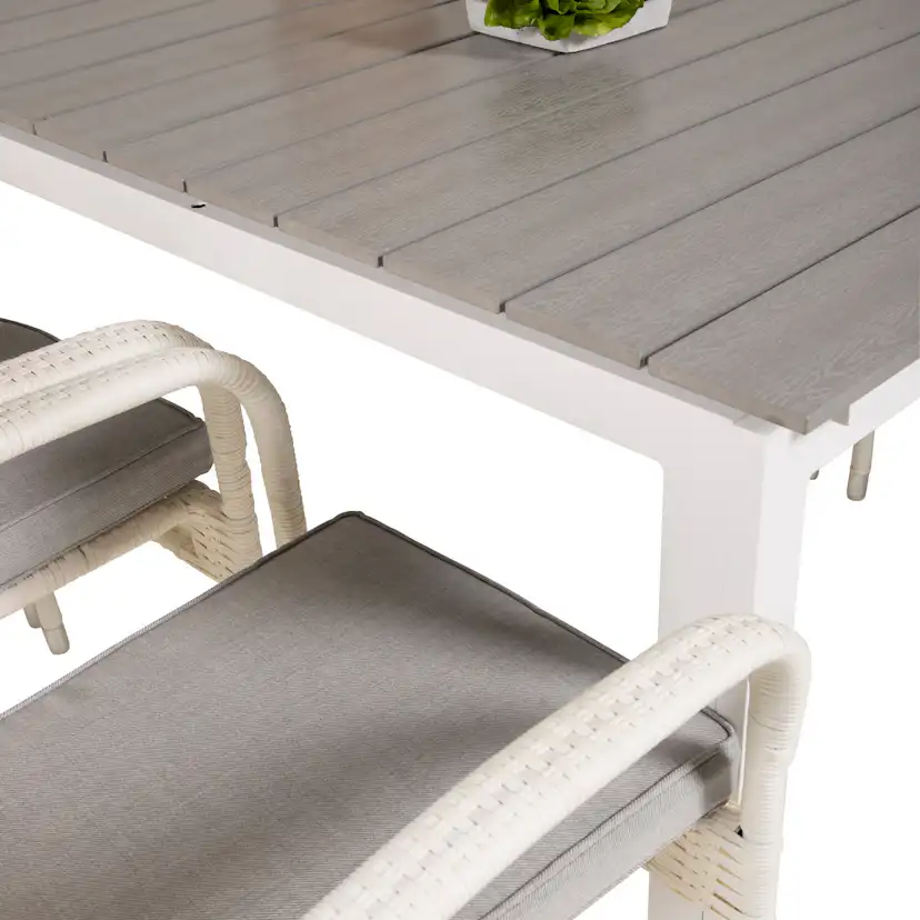 Matgrupp Venture Home Lova 160/240 med 6 Asta Stolar
