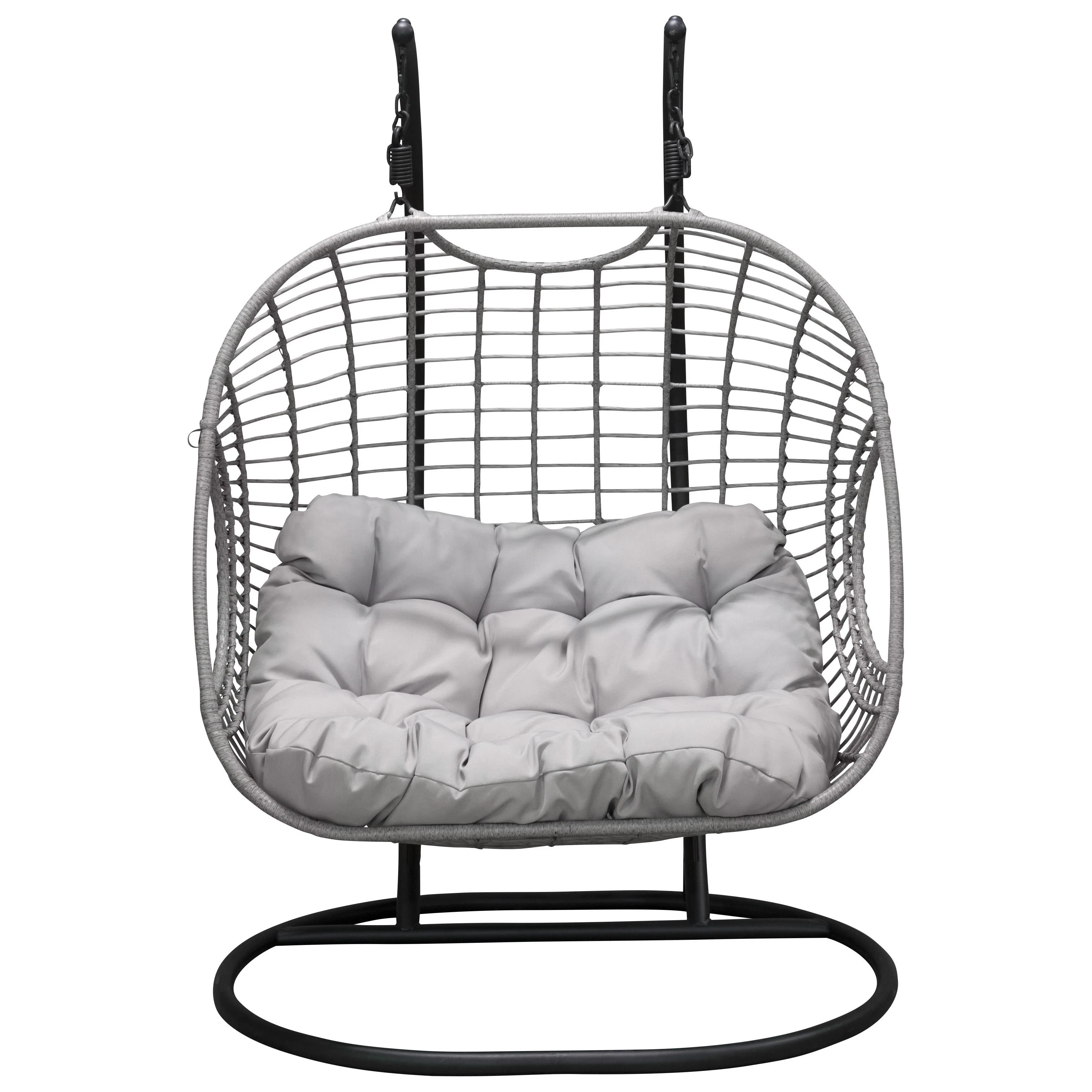 Hängstol Venture Home Viga Dubbel med 2 Sittplatser & Svart Stativ för Trädgård