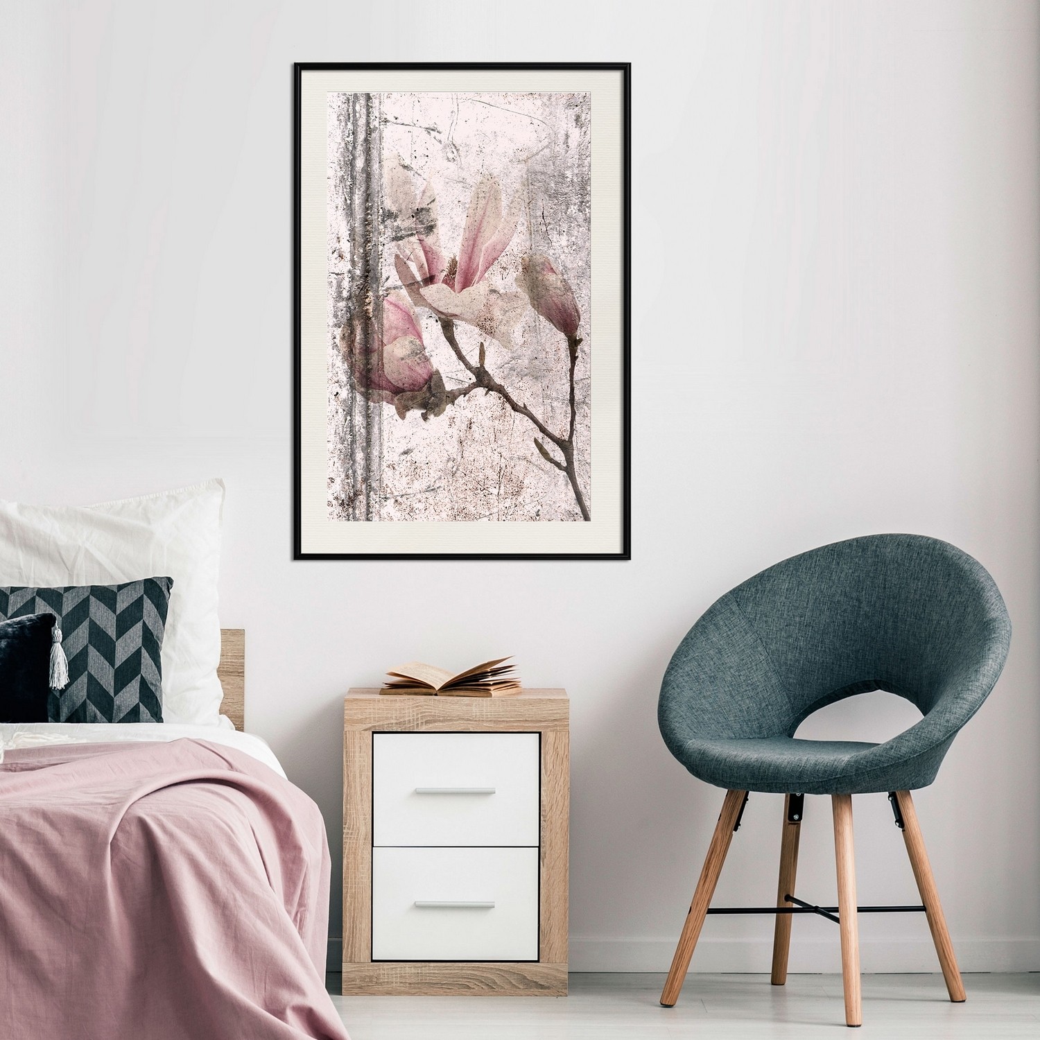 Poster Artgeist Affisch Exquisite Magnolia