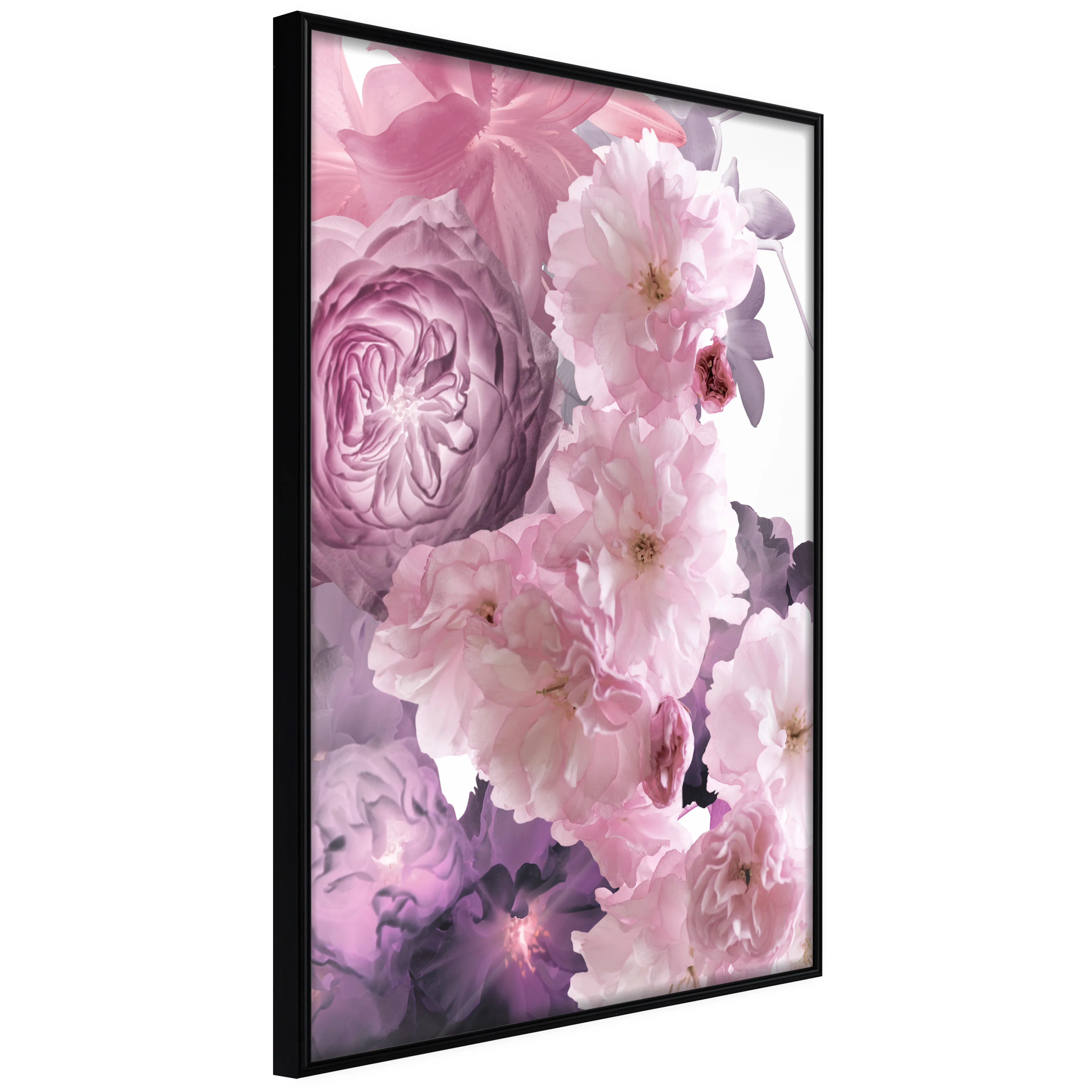 Affisch - Fan of Flowers [Poster] 20x30 Svart ram, 20x30 cm