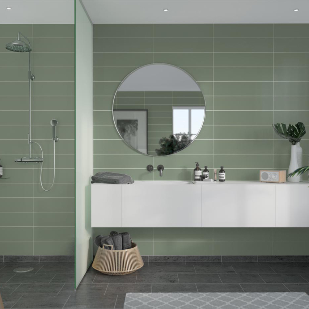 Våtrumsskiva Fibo Olivegreen 5206-M6015 EM