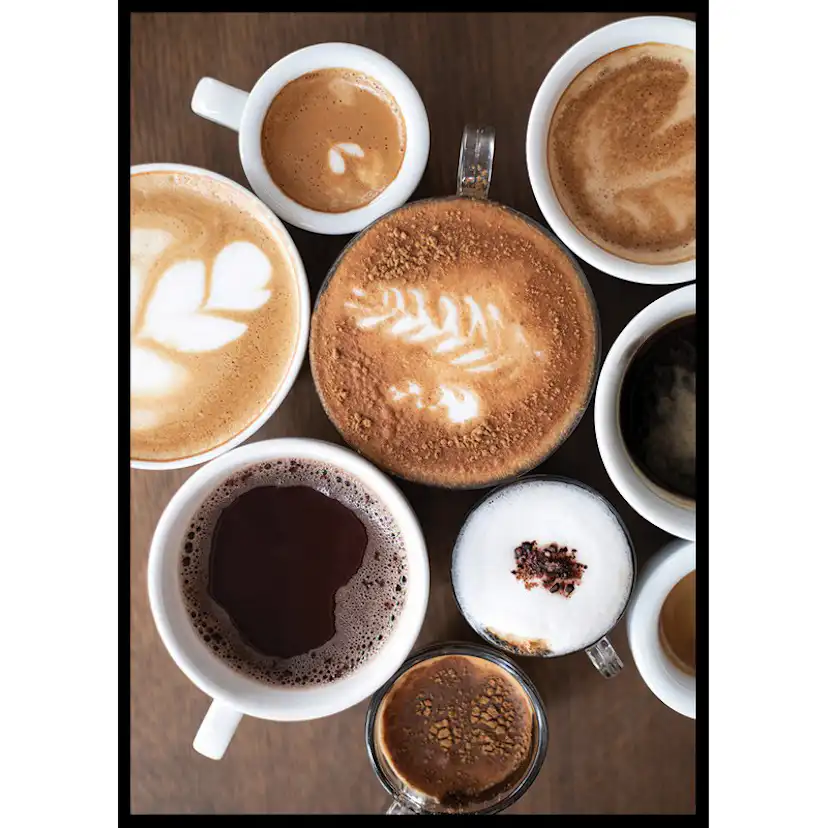 Poster Gallerix All Kinds Of Coffee