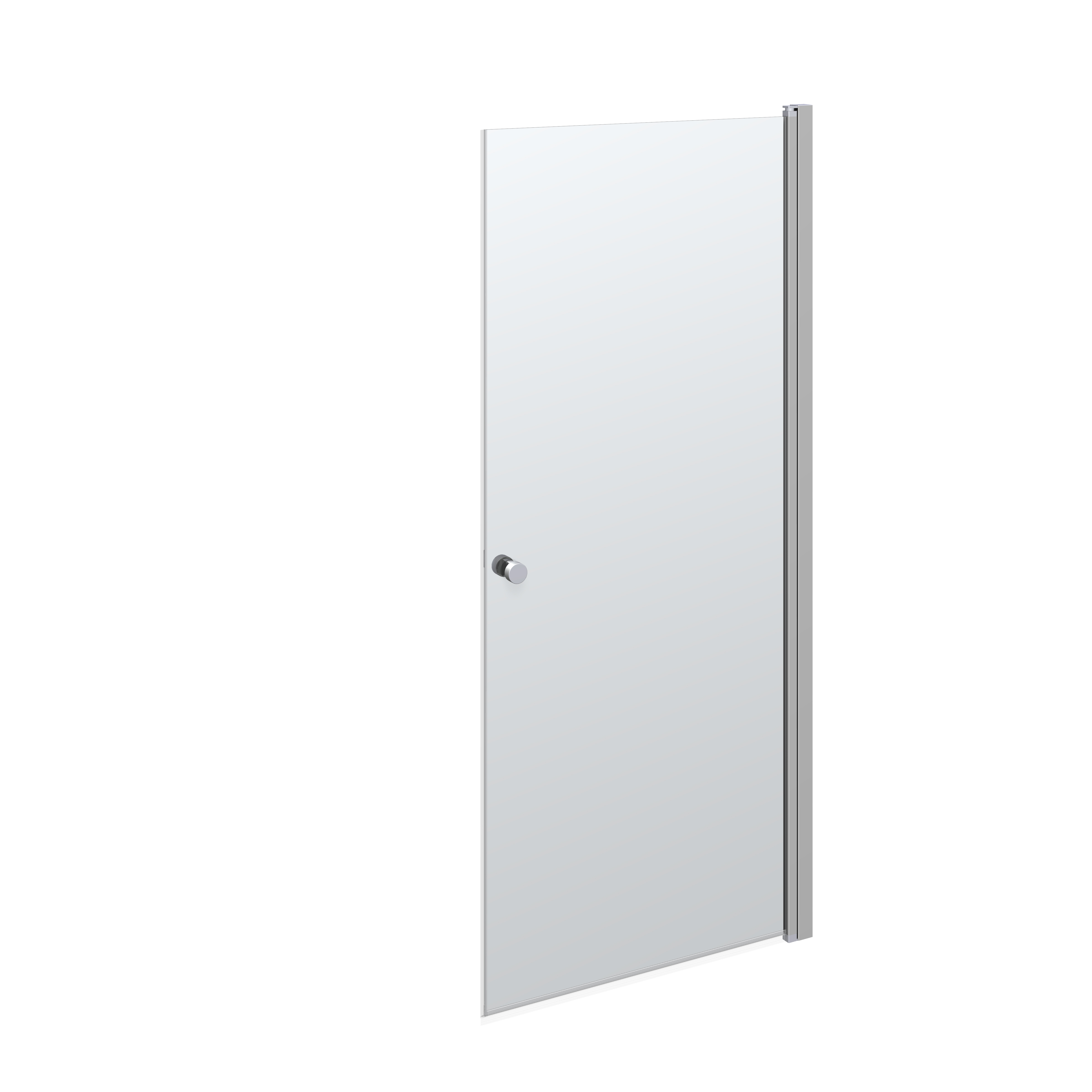 Match slagdörr 200x90 cm Klarglas, 900 mm