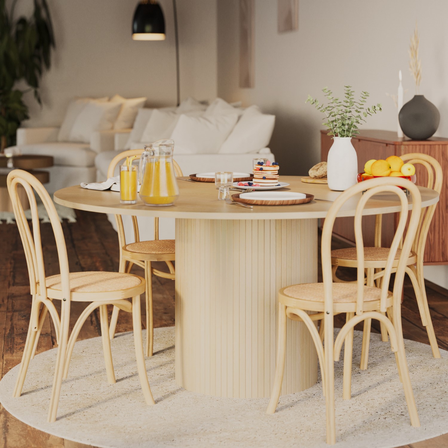 Matbord In Living Kopparbo Ø150 cm