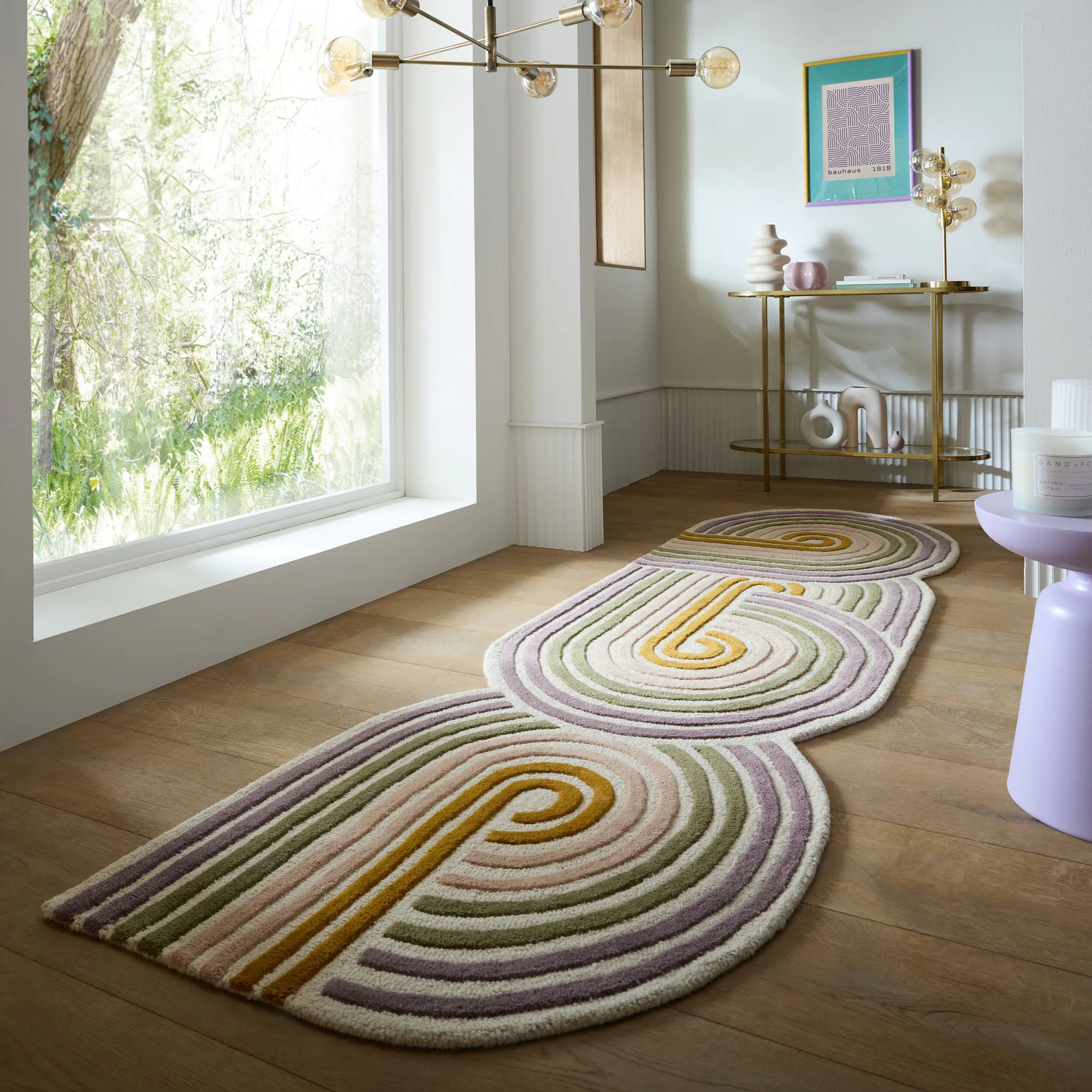 Gångmatta Flair Rugs Spiral Shaped Wool