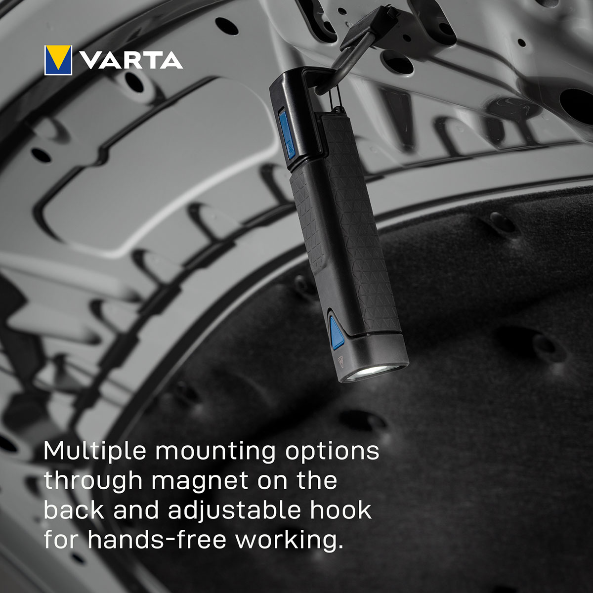 Arbetsbelysning Varta Work Flex Telescope Light IP54 250 lm