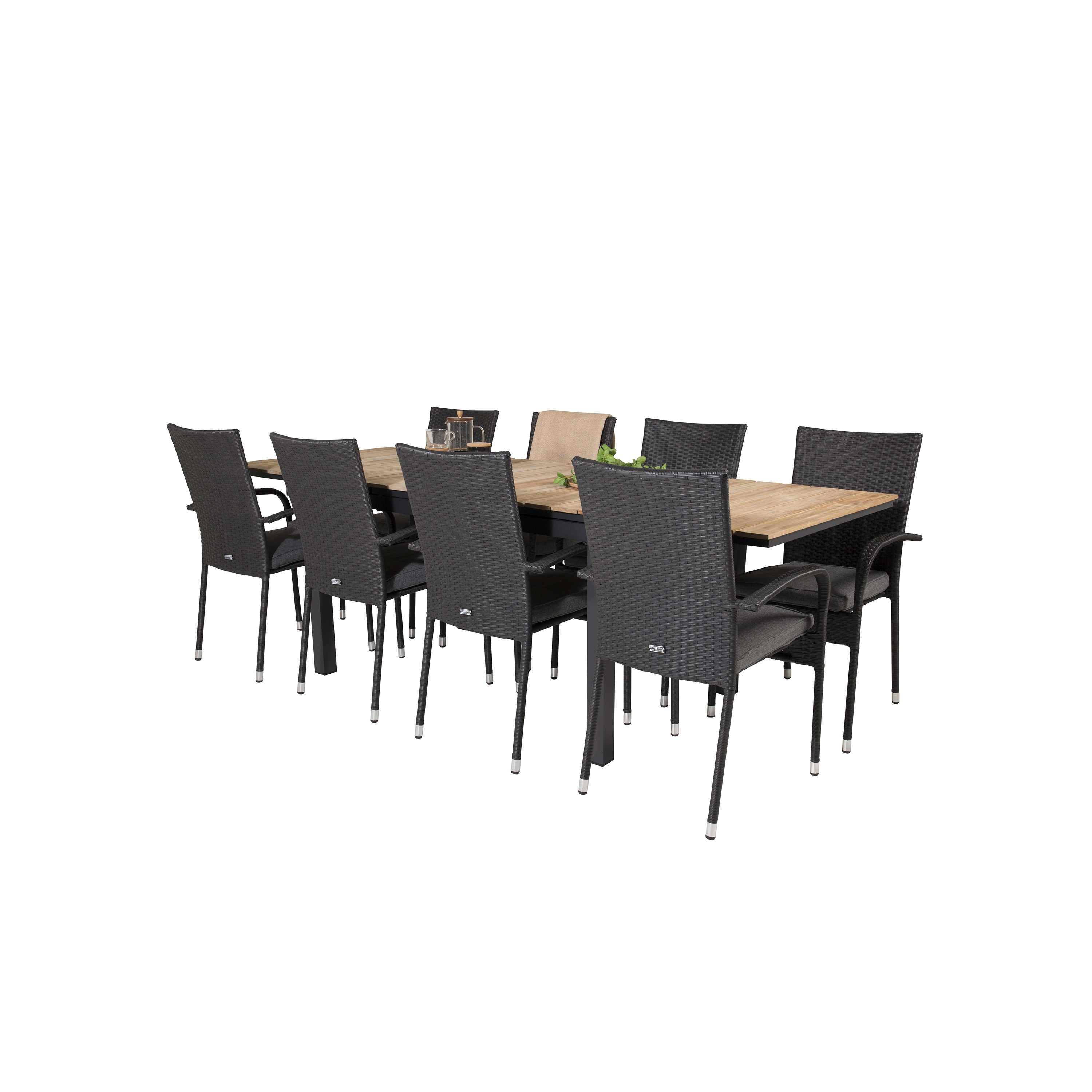 Matgrupp Venture Home Meya 160/240 med 8 Asta Stolar