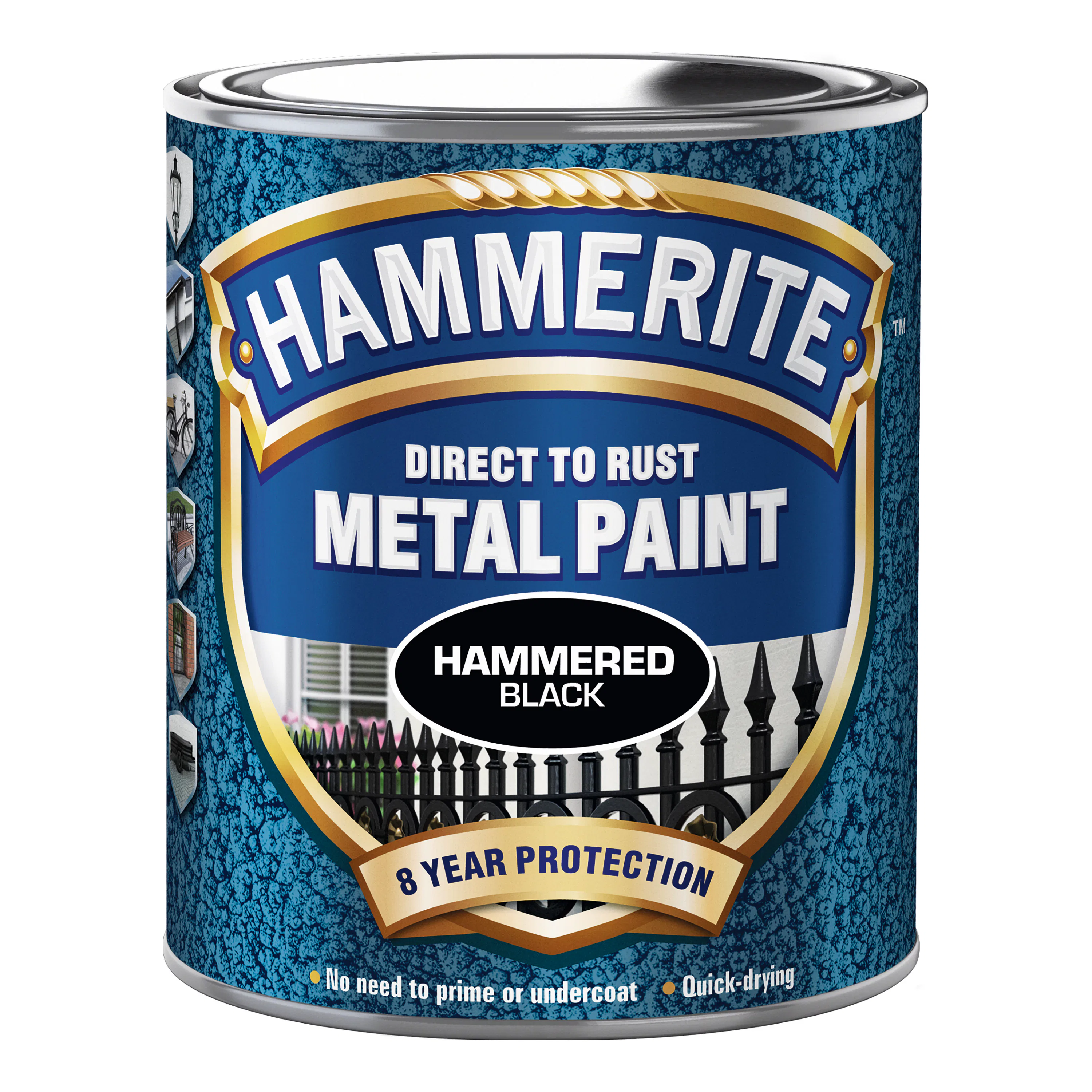 Rostskyddsfärg Hammerite Hammarlack Svart 750ml