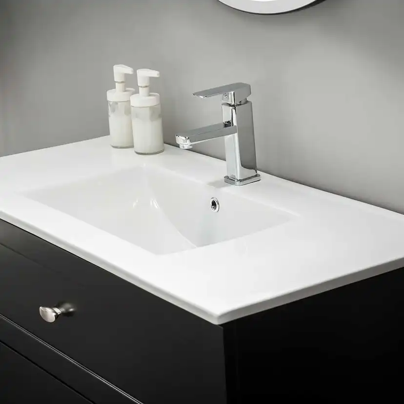 Tvättställsskåp Bathlife Salig 1000 Svart 1000 mm, Enkel