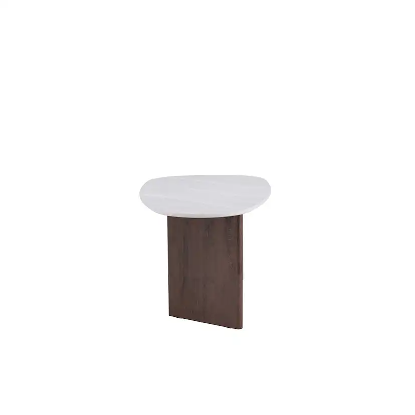 Matbord Venture Home Grönvik Ovalt Bord med Betonglook 180 cm