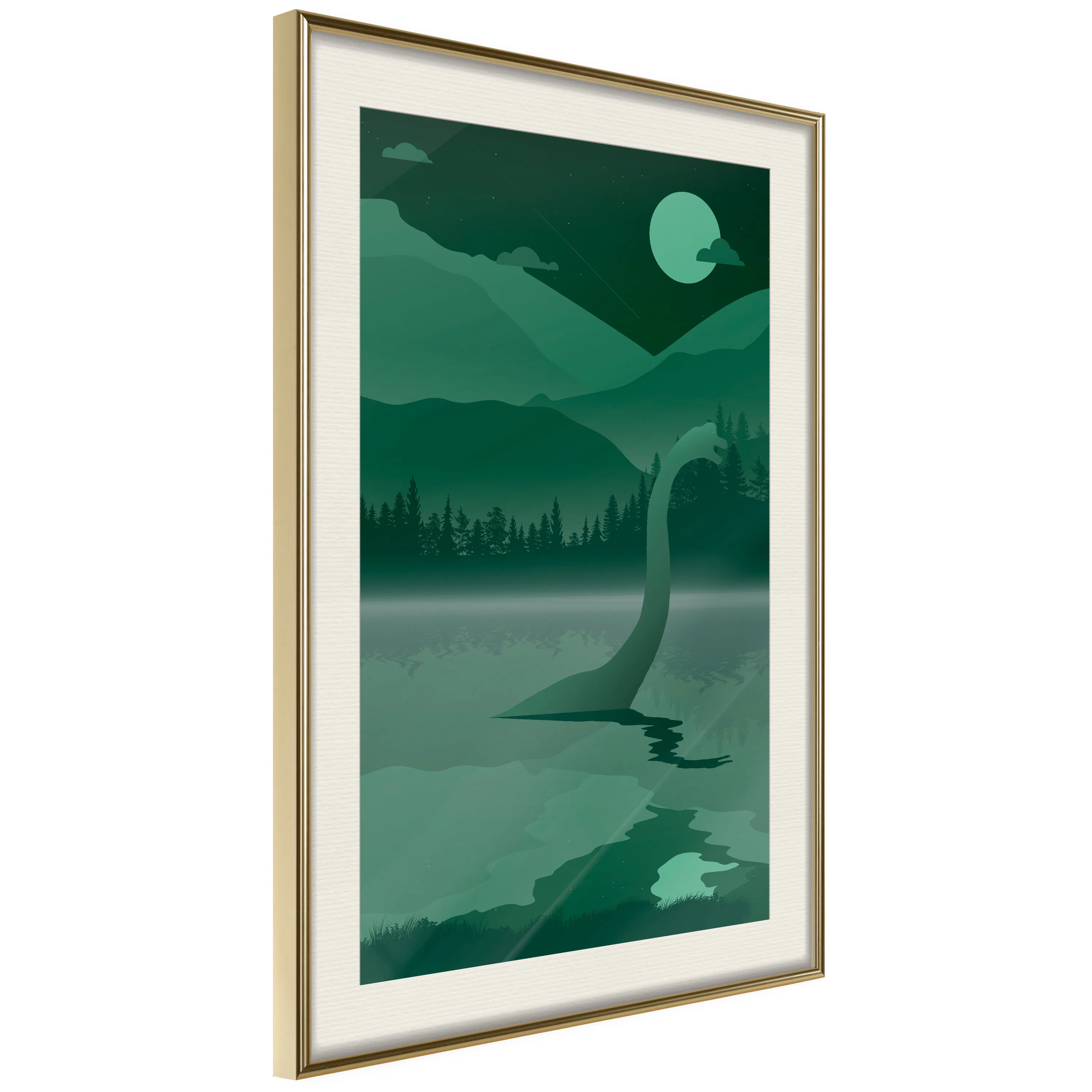 Poster Artgeist Affisch Loch Ness