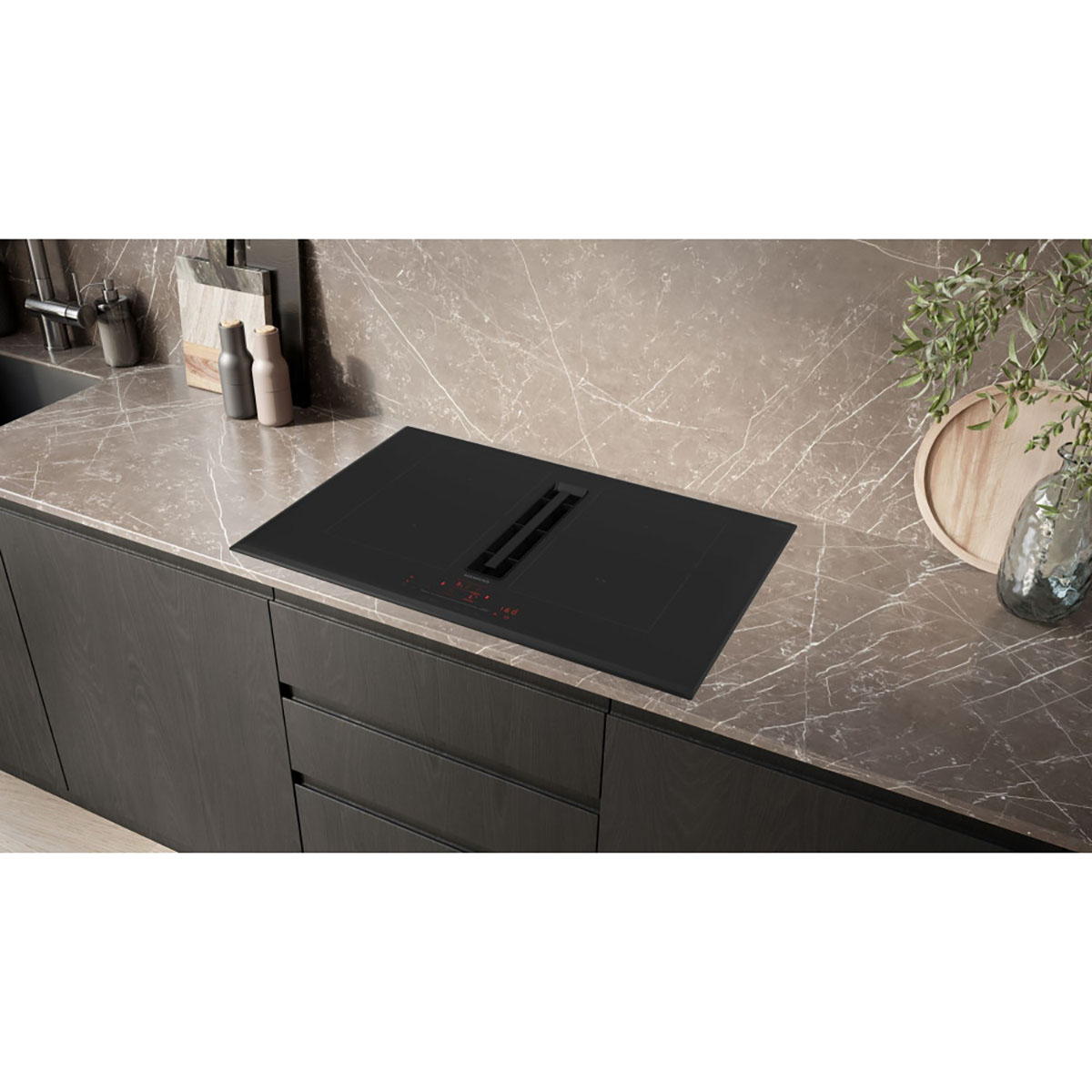 Induktionshäll Siemens ED751HQ26E Med Inbyggd Fläkt 70 cm Utan Ram