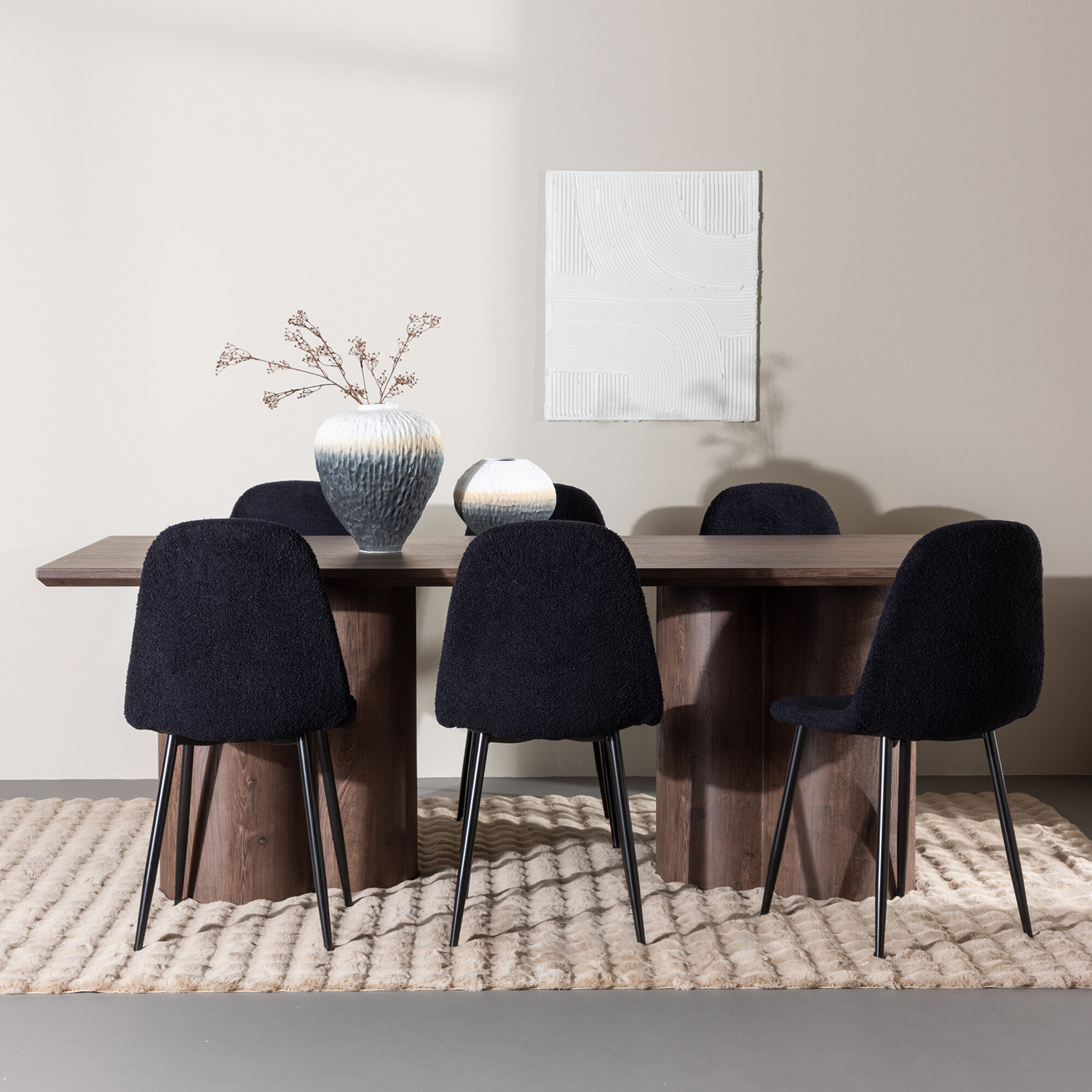 Matgrupp Venture Home Olivia 210 med 6 st Polar Stolar Teddy