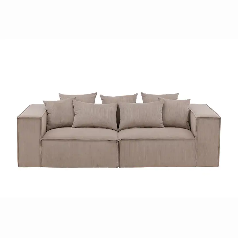 Soffa Vind Gillholmen Manchester Brun 3-Sits