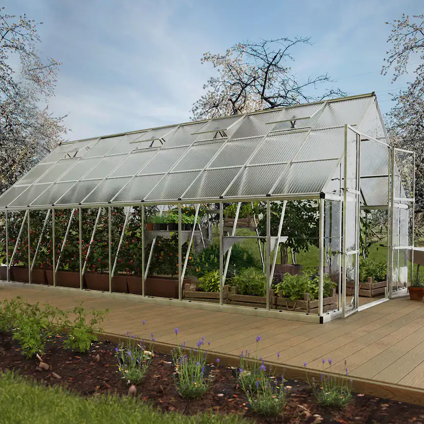 Växthus Canopia by Palram Balance 17,9 m² Silver