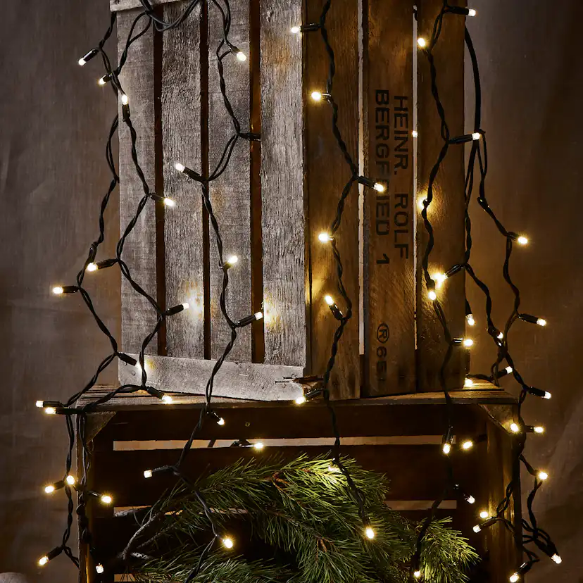 Utomhusslinga Markslöjd Chrissline Gardin 1X1,5M 100L LED Orginal Extra