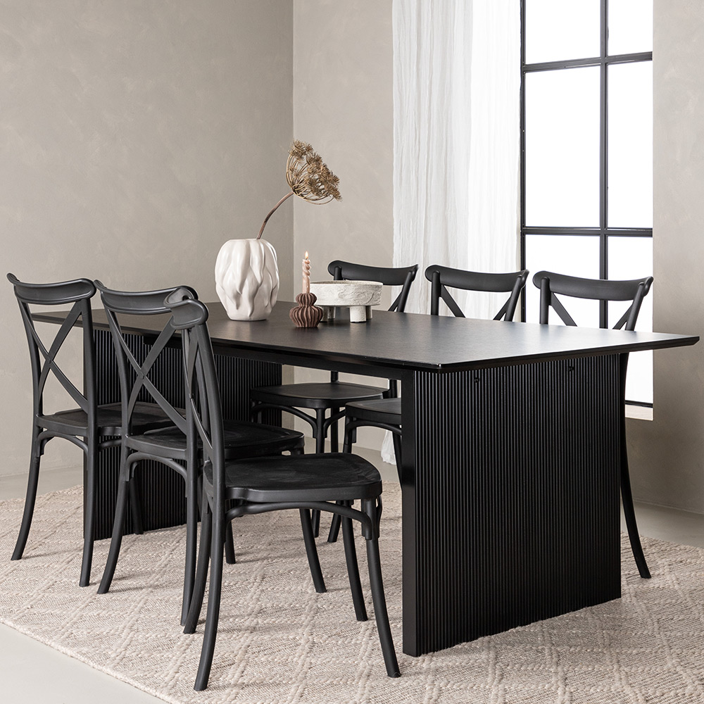 Matgrupp Venture Home Vail med 6 Crosett Stolar