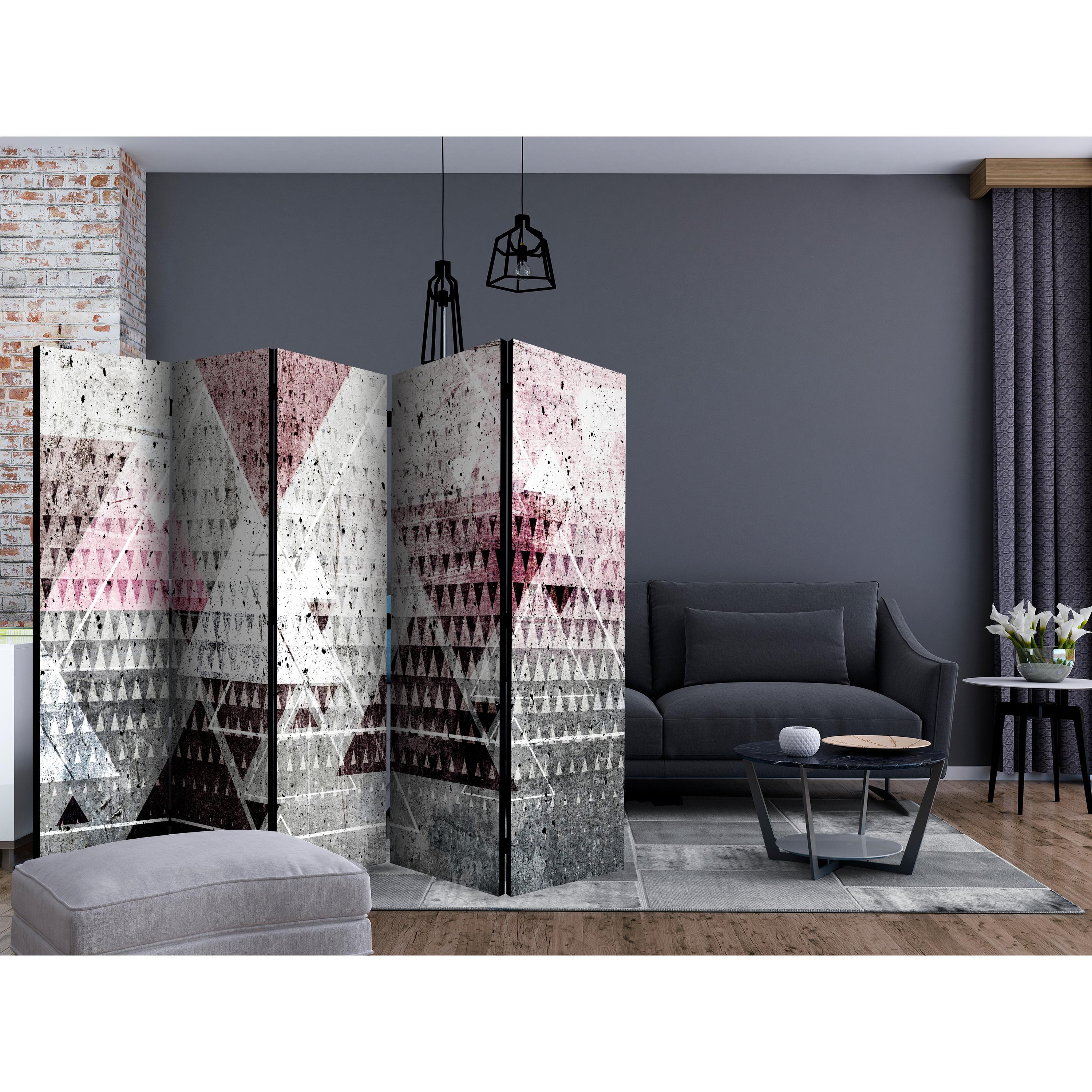 Rumsavdelare Skärmvägg Arkiio Triangles II 225x172 cm