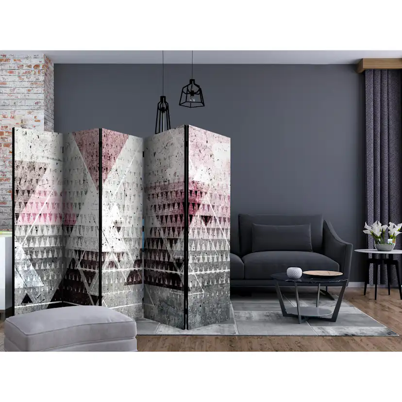 Rumsavdelare Skärmvägg Arkiio Triangles II 225x172 cm