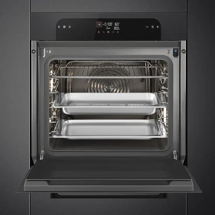 Kombiugn Smeg SO6202S3PB med Sous vide och ångfunktion Svart 60 cm