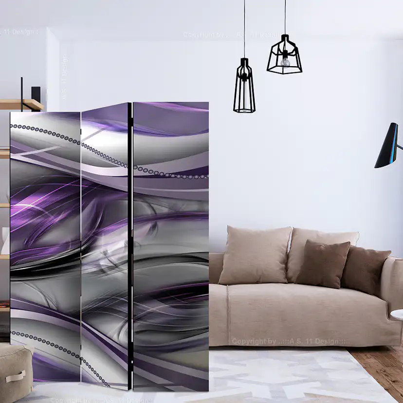 Rumsavdelare Skärmvägg Arkiio Tunnels Violet 135x172 cm