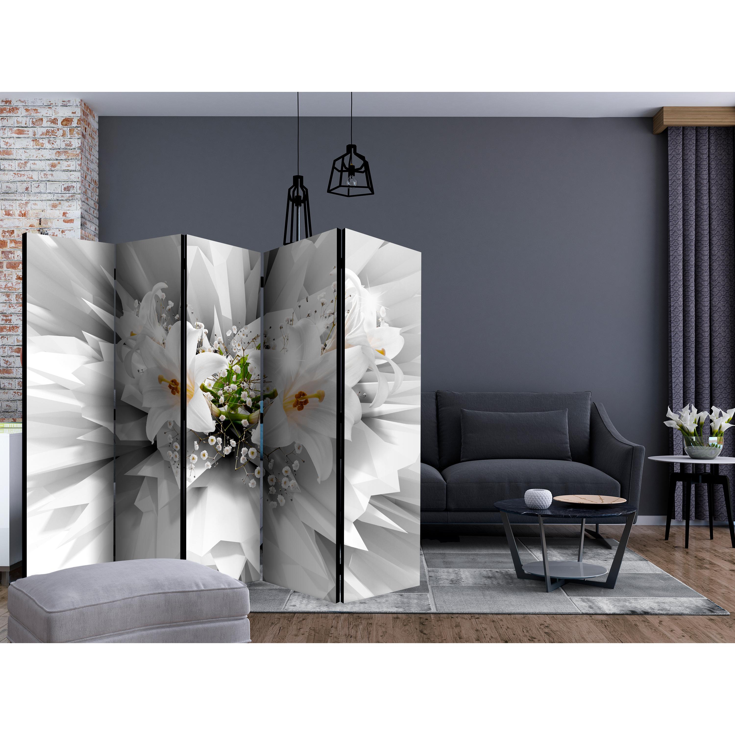 Rumsavdelare Skärmvägg Arkiio Floral Explosion II 225x172 cm