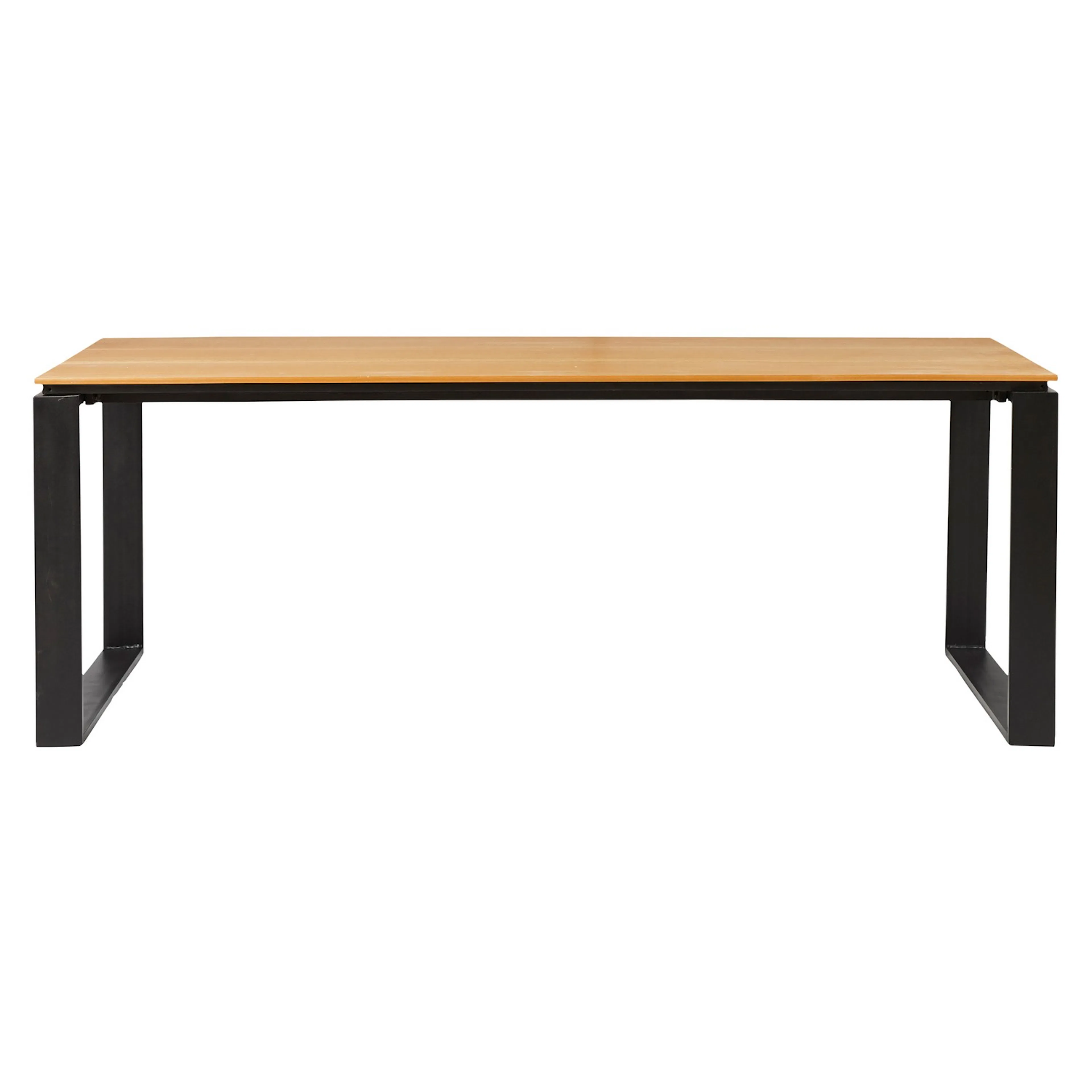 GARDEN TABLE 210X100CM (48076)) Svart/Teak