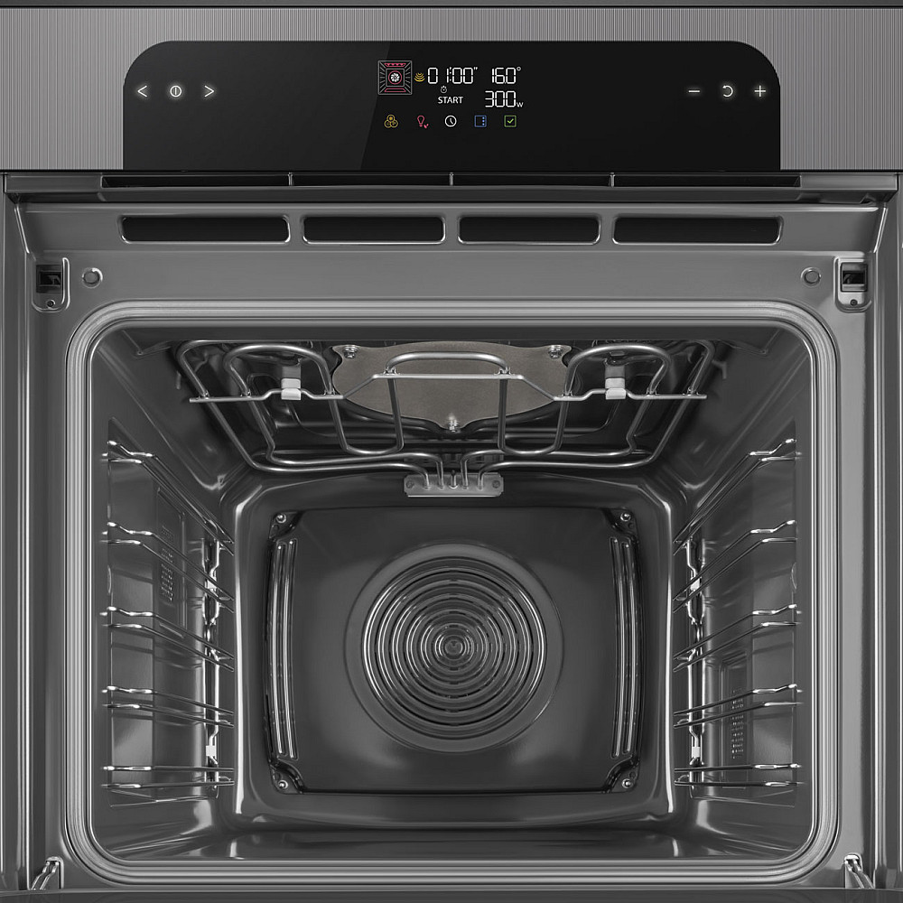 Kombiugn Smeg SO6202M2S med Varmluft och Mikrovågsfunktion Silver 60 cm