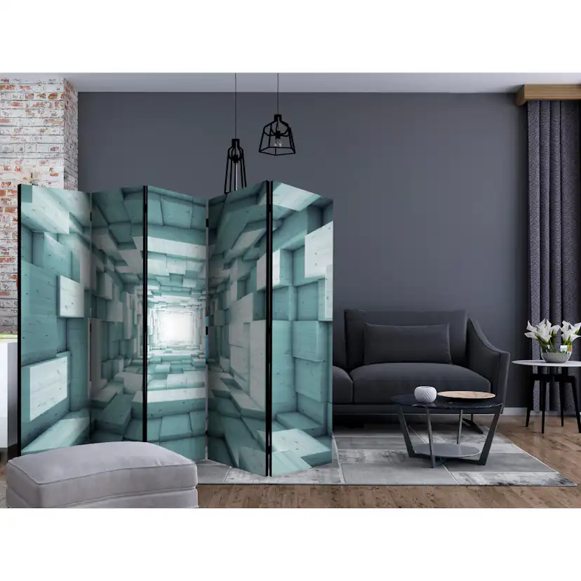 Rumsavdelare Skärmvägg Arkiio Rectangular March II 225x172 cm
