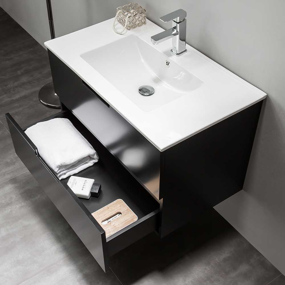 Tvättställskåp Bathlife Glädje Svart