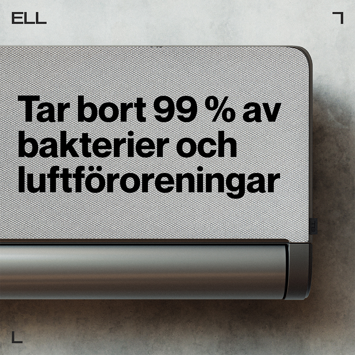 Luftvärmepump ELL Front Golden